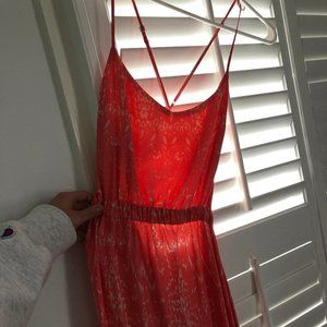 Parker Silk Cross Back Maxi Dress